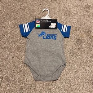 Detroit Lions Infant Gray and Blue Matching Set